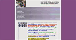 Desktop Screenshot of bestusedclothing.com